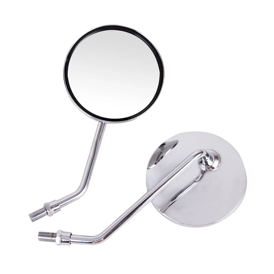 2pcs Chrome Motorcycle Long Sterm Rear View Mirrors For Honda CGL125 2015-2023 Foto 4 de 4