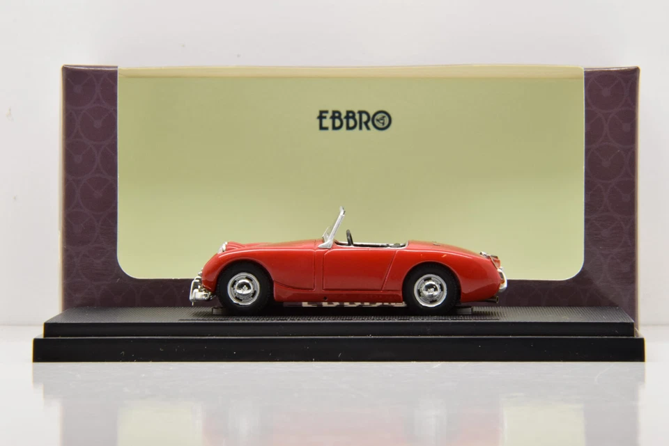 AUSTIN HEALEY SPRITE MK1 1958 RED EBBRO 1/43 NEUF EN BOITE - Bild 2 von 4