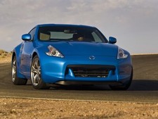 Cars nissan 370z us spec coupe Desk Mat Stitched