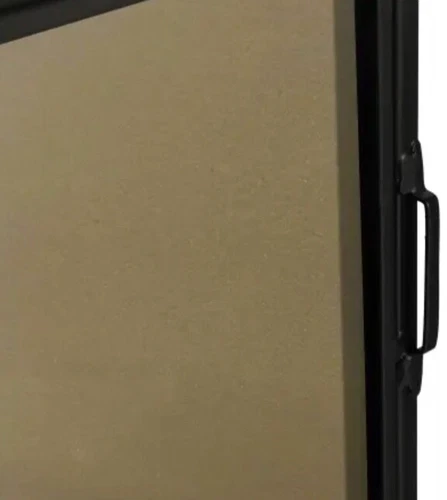 Framed Mirror Elegant Lighting Eternity 28" x 42" Rectangular Black Metal Frame - Picture 5 of 6