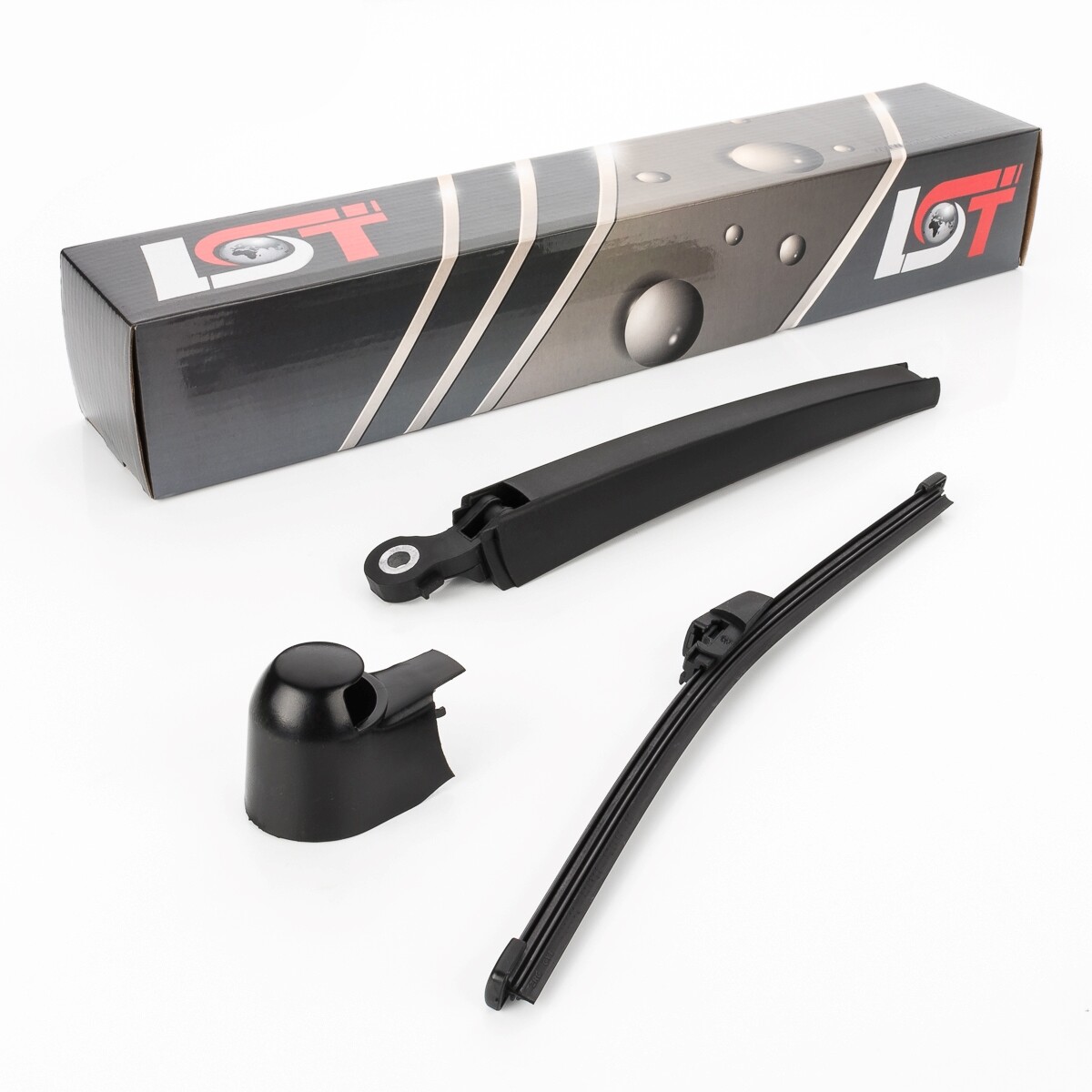 Rear Wiper Windshield Wiper for VW Polo 9N Wiper Blade + Wiper Arm