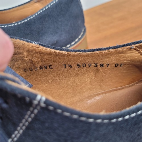 Scarpe Loake blu scamosciate UK 7,5 US 8,5 EU 41 pelle mojave deserto scarpa stile di vita - Foto 8 di 10