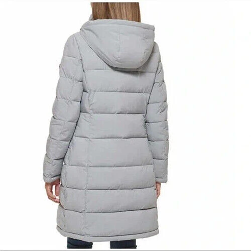 NEW Andrew Marc Ladies Sorona Aura Parka Gray Size Small - Image 4 of 4