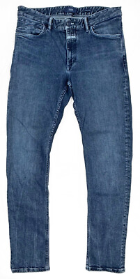 CLOSED Stretch Slim Italy Made Candiani Cotton Denim Skinny Jeans Men's 32/31