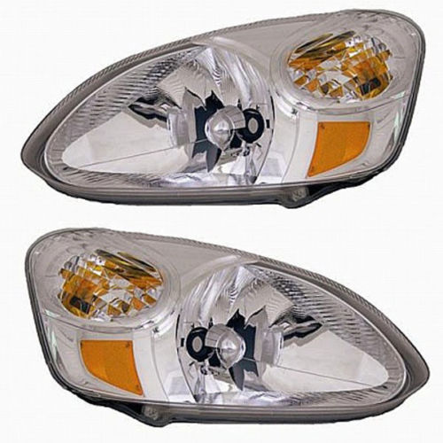 New Depo Driver & Passenger Side Headlight Set For 20032005 Toyota
