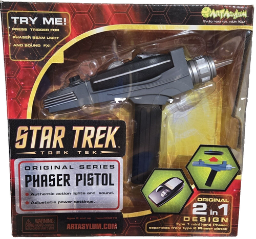 Star Trek Original Series Classic Role Play Phaser Pistol Art Asylum