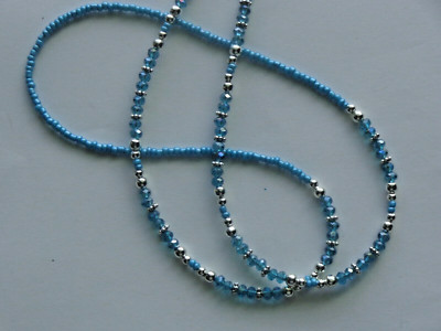 NAUTICAL ANCHOR CRUISE CRYSTALS EYEGLASSES HOLDER CHAIN NECKLACE LOBSTER CLASPS