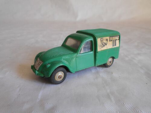 vintage Norev Plastic series Citroen 2CV Cle van TEPPAZ Record player advetising - Picture 1 of 6