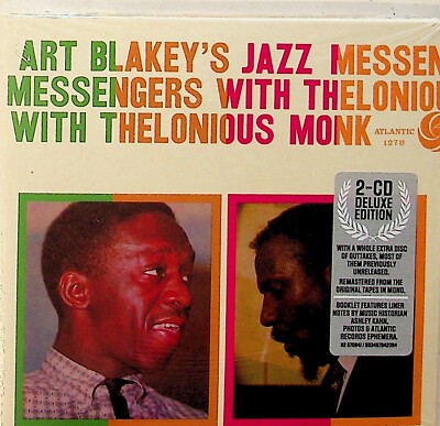 Art Blakeys Jazz Messengers & Thelonious Monk 2-CD -Deluxe NEW (Outtakes)