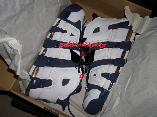 2012 Nike Air Uptempo Pippen Olímpicos equipo más sueño 8 EE. UU. 414962  401 toros PE | eBay