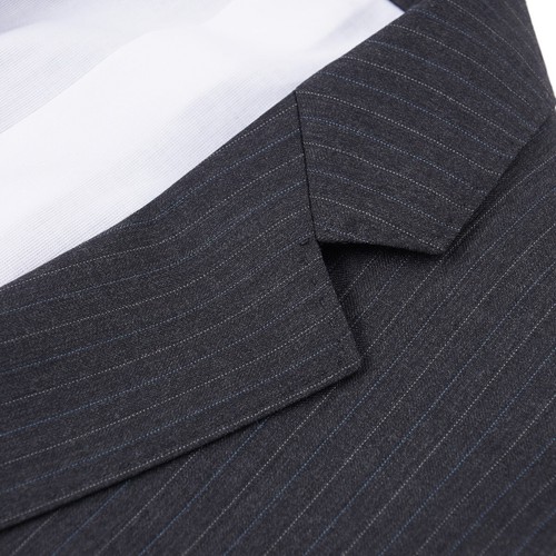 DSquared2 Slim-Fit 'Paris' Charcoal Striped Wool Suit Eu 52 (fits US 40) NWT - Picture 4 of 12