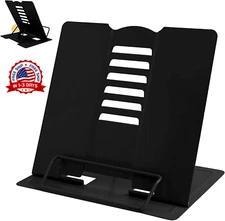 Metal Book Stand Book Holder Book Stand for Reading Adjustable Book Holder For