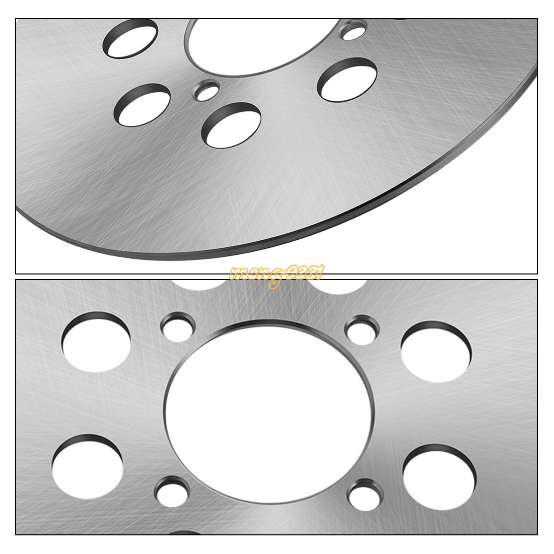 Rear Brake Disc Rotor & Caliper for Yamaha Banshee 350 Blaster 200 Raptor 660