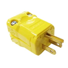 Leviton 021-5256-PB 3-Prong Electrical Plug, 125 V, 15A - Python - Ships Free!