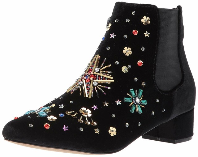 betsey johnson velvet boots