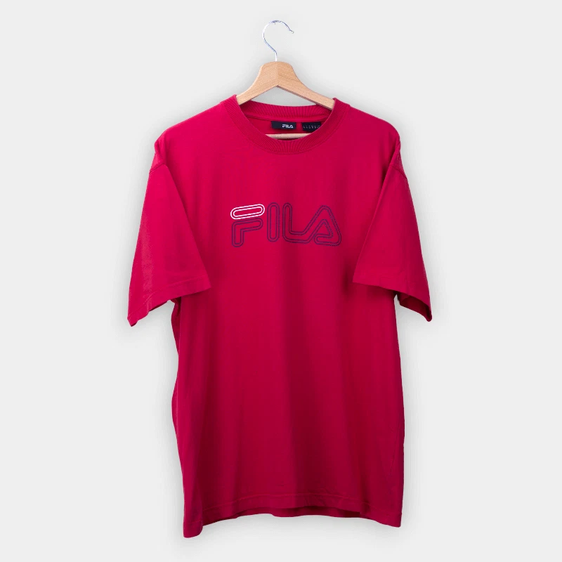 Fila red 2024 t shirt