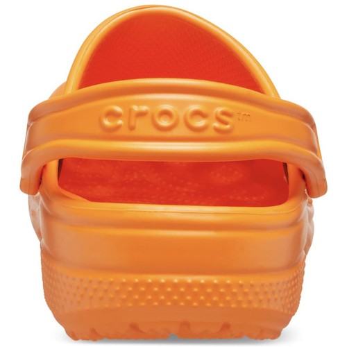 Zuecos clásicos Crocs zapatos sin cordones para el agua NARANJA ZING adulto EE. UU. mujeres talla 9 nuevos con etiquetas - Imagen 4 de 5