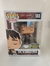 Funko Pop! Elvis '68 Comeback Special Diamond #188 LE w/Protector