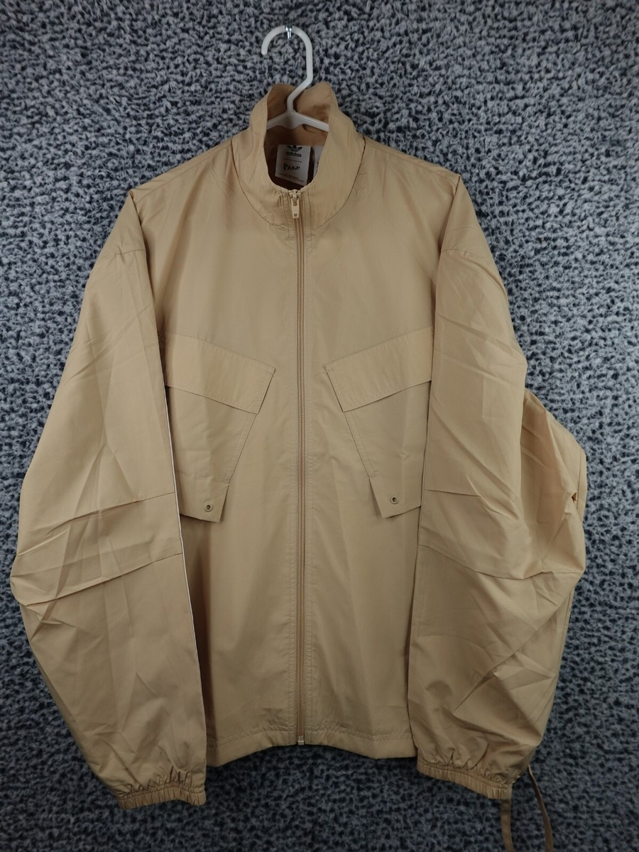 Adidas Parley Track Tops TT Jacket HL9397 Magic Beige Men's Size