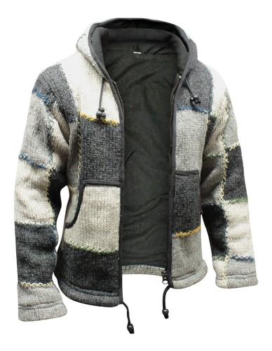fleece lined wool hoodie