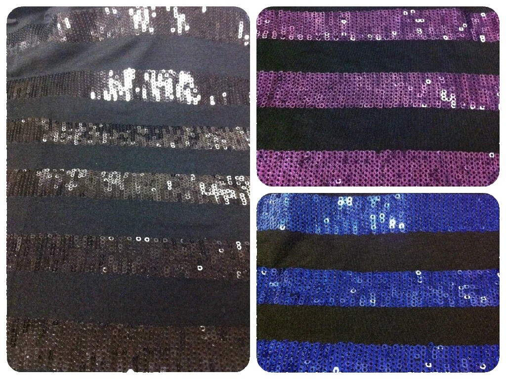 Géneros artesanales de rayas con Lentejuelas