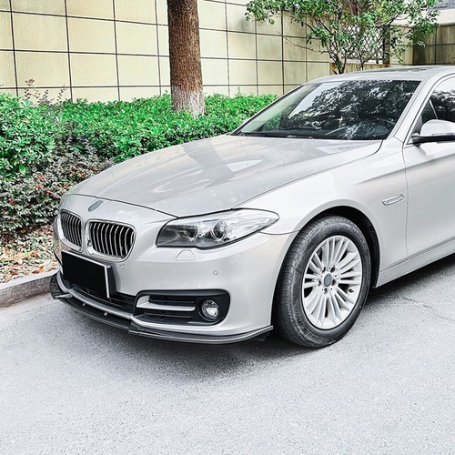 Front Bumper Spoiler Lip For BMW 5 Series F10 F11 LCI 2015-2017 Carbon Look sng - Picture 13 of 13