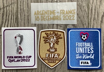 FIFA QATAR 2022 GOLD WINNER+FINAL MATCH DETAIL+FULL PATCH