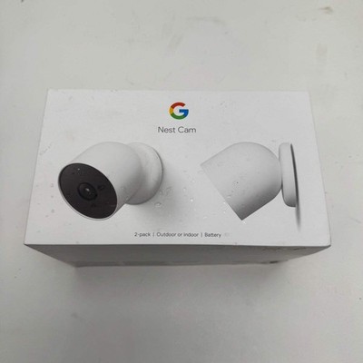 Google Nest Cam 2 Pack Wireless IP Security Camera White GA01894-US