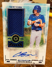 🔥 CARSON BENGE RELIC AUTO /99! - METS PROSPECT! 🔥 2025 PANINI BOYS OF SUMMER