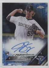 2016 Topps Chrome Rookie Blue Refractor 53/150 Jon Gray #RA-JG Auto 3q5