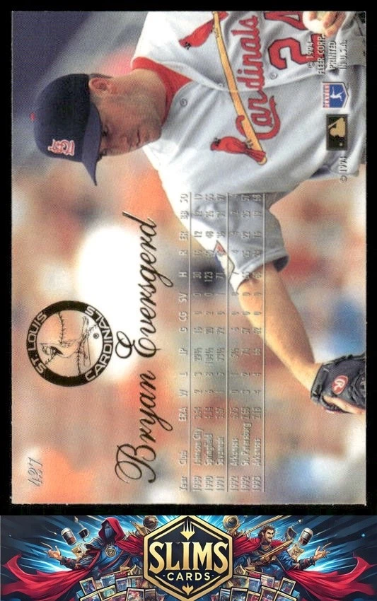 1994 Flair St. Louis Cardinals Bryan Eversgerd #427 Rookie - Image 2 of 2