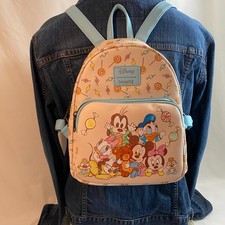 Mini Mochila Loungefly Disney Mickey & Friends Personajes Bebé Bolso de Caramelos
