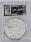 2021 $1 American Silver Eagle Type-1 PCGS MS70 Last Day Trevor Hoffman Signed