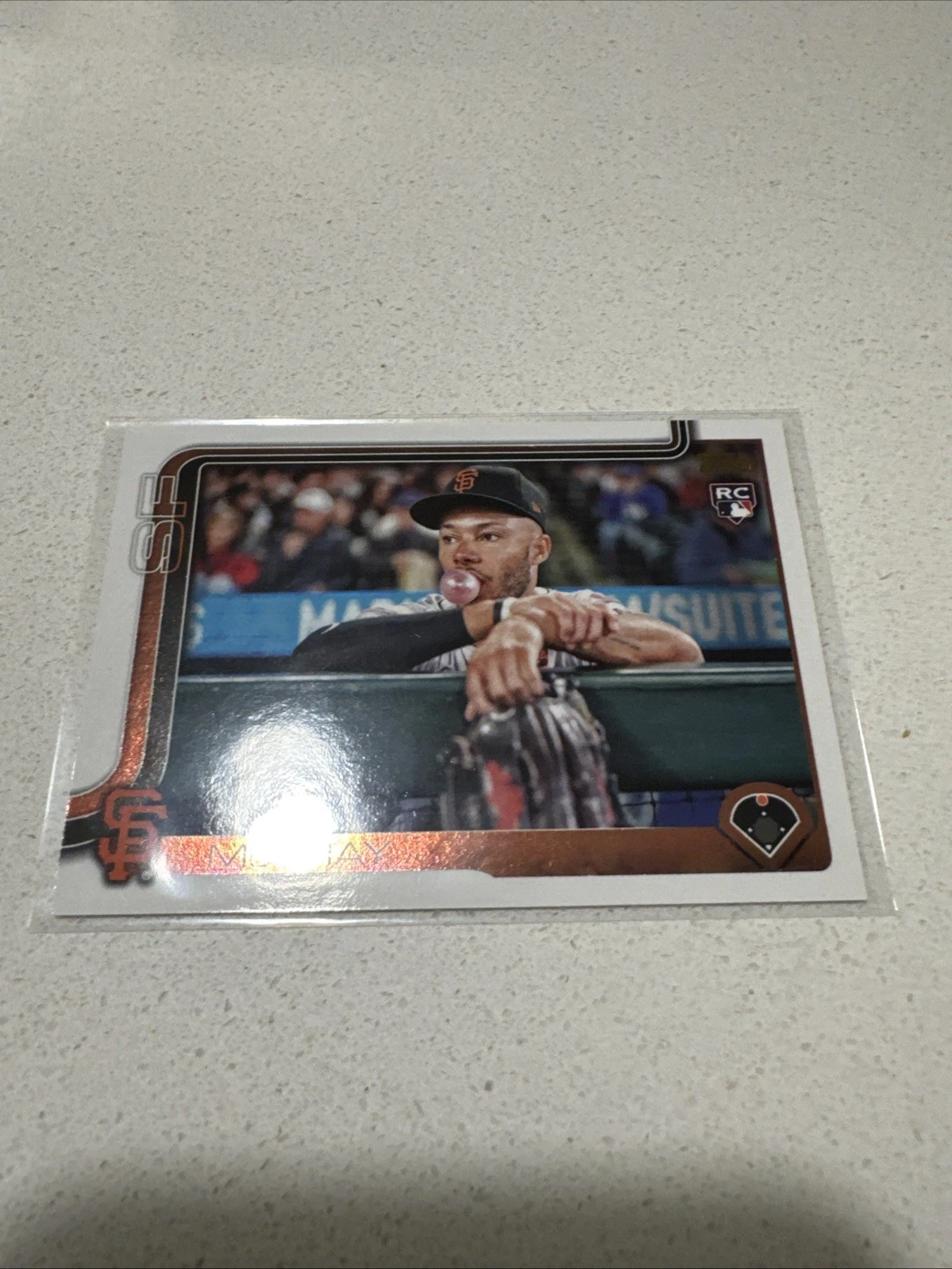 2025 Topps Series 1 - Grant McCray #213 Golden Mirror Image Variation (RC)