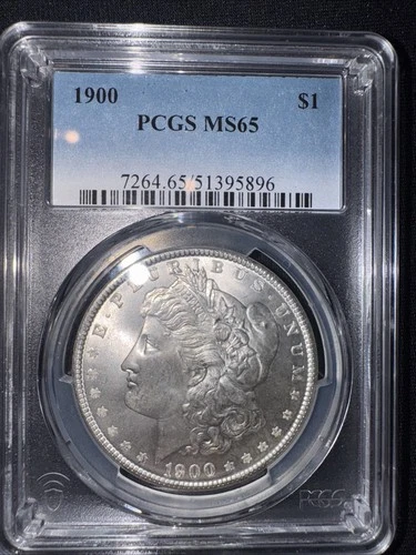 1900-P Morgan Silver Dollar $1 PCGS MS65 Philadelphia Mint