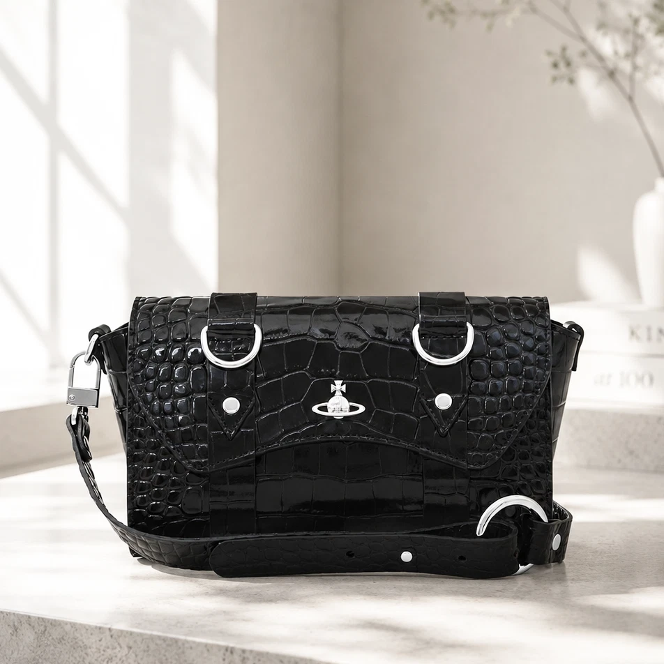 Vivienne Westwood Leather Exterior Black Bags & Handbags for Women