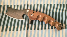 Todd Heeter Knife Knives Titanium Copper MOW Custom