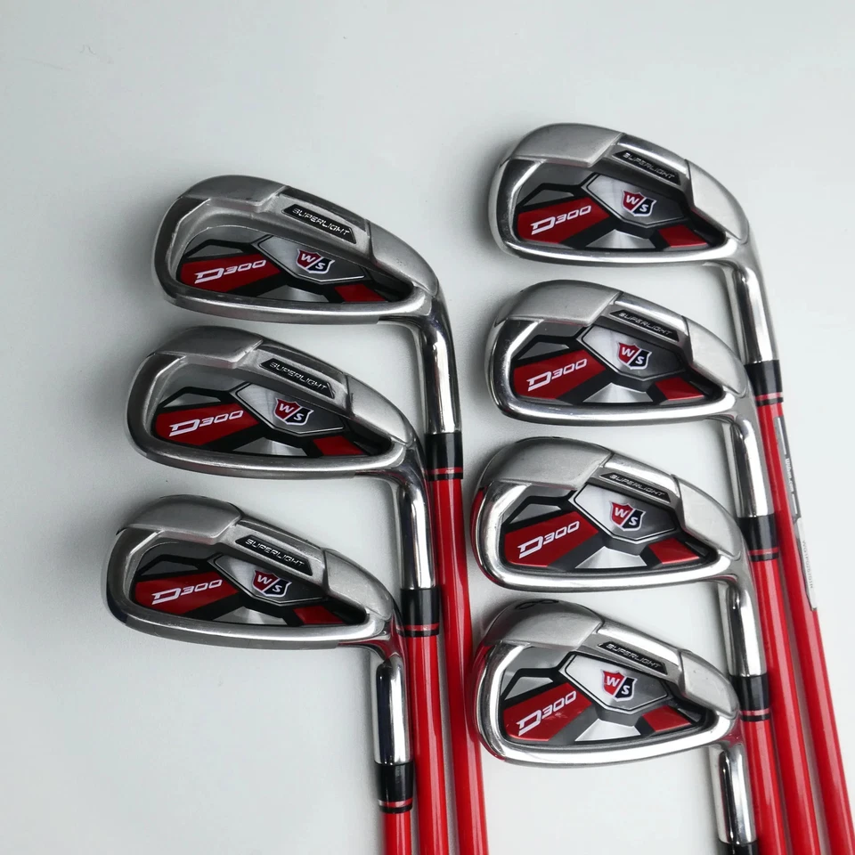 Used Wilson D300 Iron Set / 5 - SW / Regular Flex - Image 2 of 4