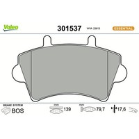 Valeo 301537 Bremsbelagsatz FüR Renault Opel Master Movano JD FD ED HD UD X70