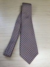 Vineyard Vines Basketball Whale Light Blue And Orange Boys Shep Ian Tie Silk