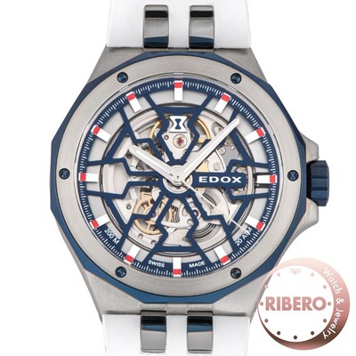 EDOX Delfin Original Mechano Automatic 85303-357BUCAB-BUIRB Skeleton