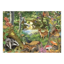 Riverside Glade 500 Big Piece Jigsaw Puzzle HOP New