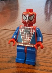 Lego Spider-Man 1 Tobey Maguire Minifigure spd001 Silver Webbing Sets 4851,4852