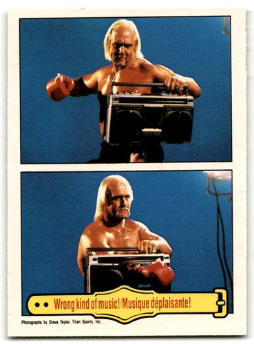 1985 O Pee Chee WWF Wrong Kind Of Music #56 card