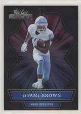 2021 Wild Card Alumination Black Dyami Brown #ABC-8 Rookie RC 0c6. rookie card picture