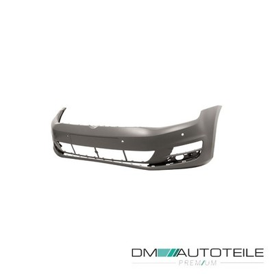 Stoßstange vorne grundiert für 4x Parkhilfe passt für VW Golf VII 7 ab 2012-2017