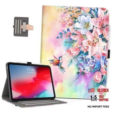 iPad (A16) Case 11th Generation 2025, iPad 10th Generation Floral Hummingbird