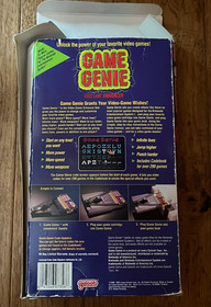 1990 Game Genie by Galoob for Nintendo NES with enhancer, box, manual, cartridge
