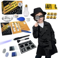 Spy Kit for Kids Detective Outfit Fingerprint Toys Gifts for 5 6 7 8 9 10 11 Yea