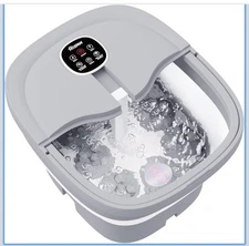 HOSPAN Collapsible Foot Spa Electric Rotary Massage, Foot Bath with Heat-FS02A